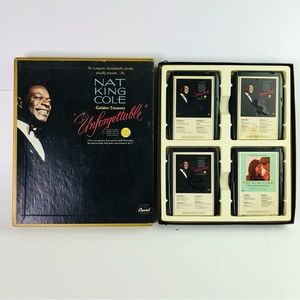 Longines Symphonette Society Nat King Cole Unforgettable 4 Track Tapes Box Set